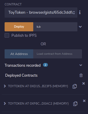 deploy ToyToken